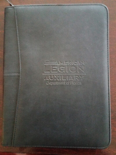 Auxiliary Logo Padfolio